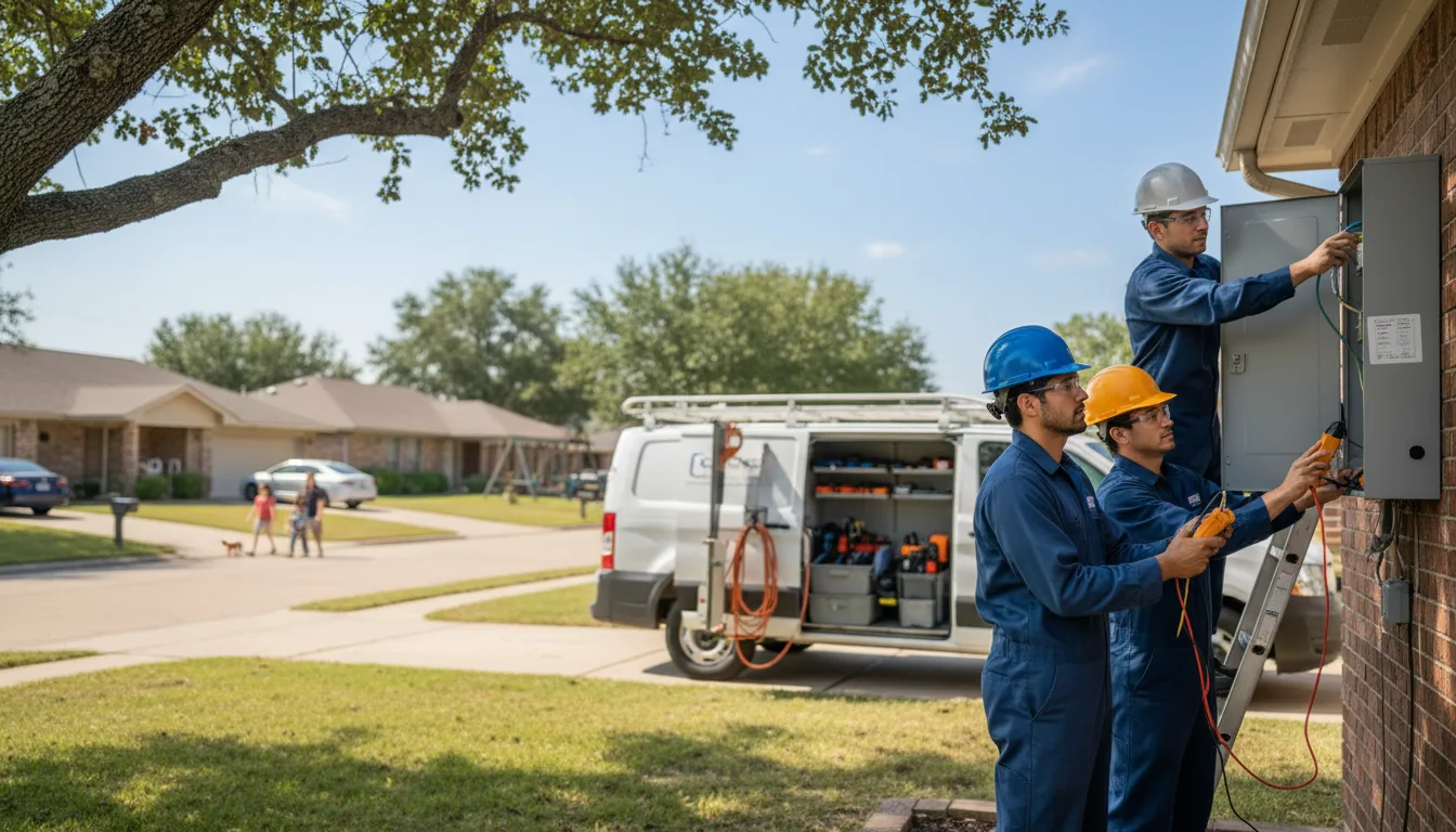 Certified electrician providing emergency electrical services in Shannon, MS
